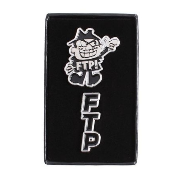 FTP FUCKTHEPOPULATION BORIS DOUBLE PIN SET MINT RARE - Picture 3 of 3